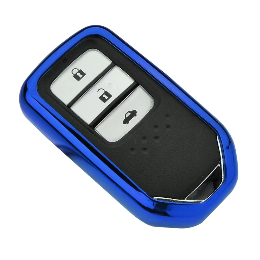 Мягкий чехол для ключей из ТПУ для Honda Car Half-Pack Key Set Honda CRV Odyssey Accord 2013- автомобильный защитный брелок