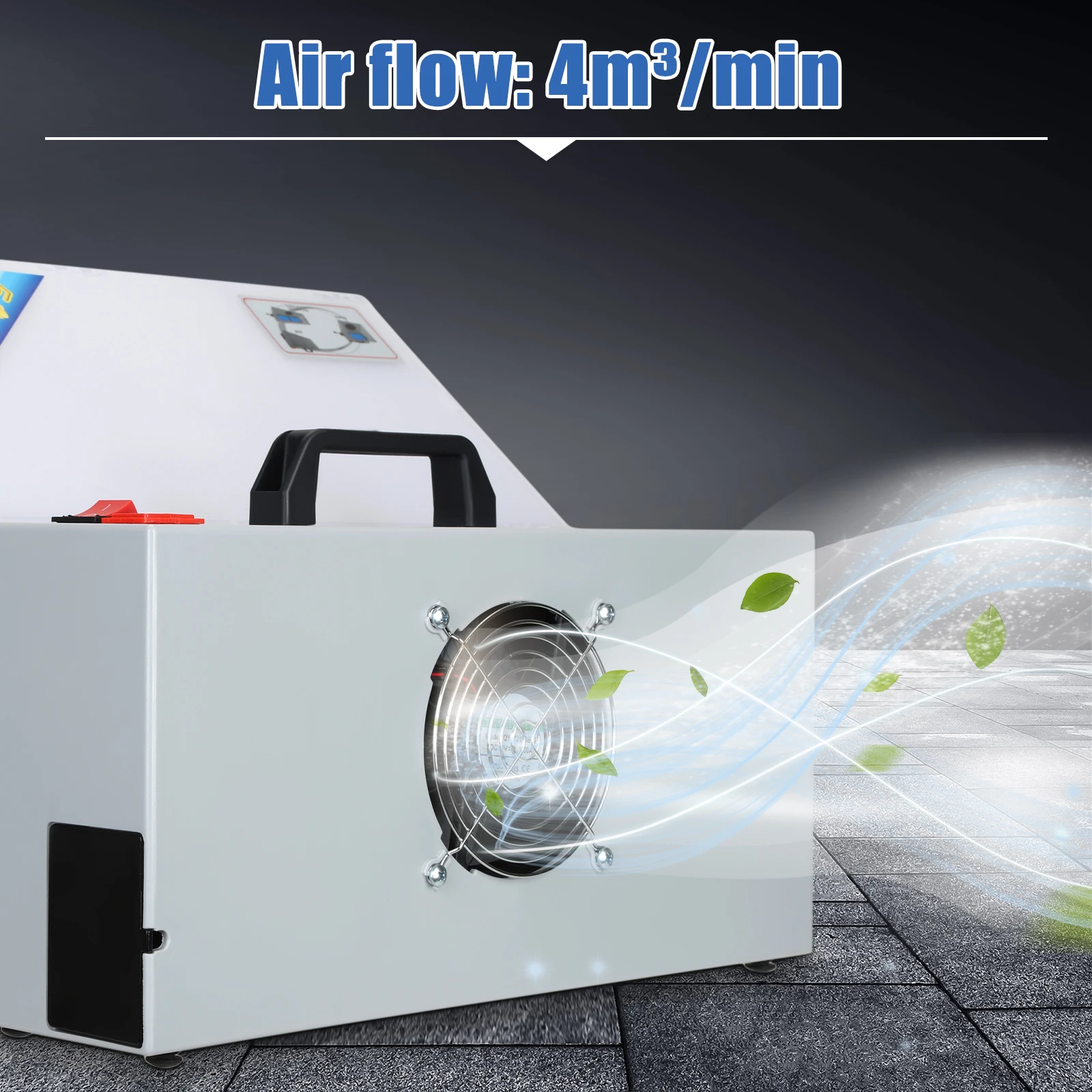 Airbrush Spray Booth with Turn Table Foldable Exhaust Filter