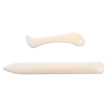 

2pcs/set Paper Creaser Set Crafts Edge Side Slicker DIY Scrapbooking Card Making Photo Album Paper Folding Tool Letter Opener