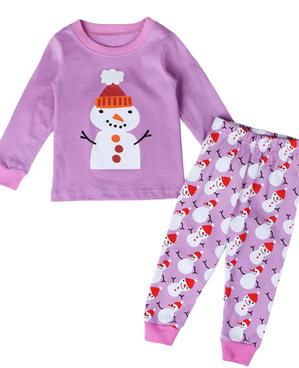 Детские пижамы с длинными рукавами и круглым вырезом для маленьких мальчиков и девочек, рождественские топы с рисунком оленя, штаны семейная Одежда для мальчиков, комплекты одежды