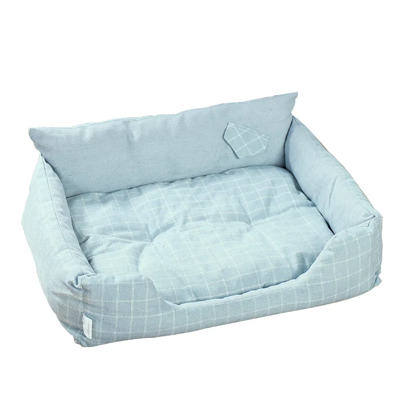 

S-XL Dogs Bed Small Medium Large Dogs Pet House Waterproof Bottom Soft Warm Cat Bed Sofa House Winter CottonDog House Mat