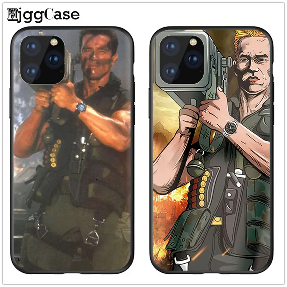 Мягкий силиконовый чехол из ТПУ для Apple iPhone 11 PRO MAX i11 pro coque Арнольда Шварценеггера