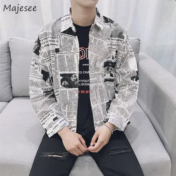 

Shirts Men Clothing 2020 New Trendy All Match Mens Shirt Plus Size Long Sleeve Turn-down Collar Males Casual BF High Quality