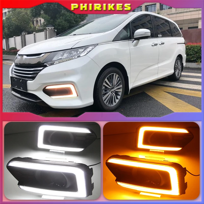 

For Honda City Grace 2017 2018 2019 Turn Yellow Signal Relay Waterproof ABS 12V Car Lamp DRL LED Daytime Running Light Fog Lamp