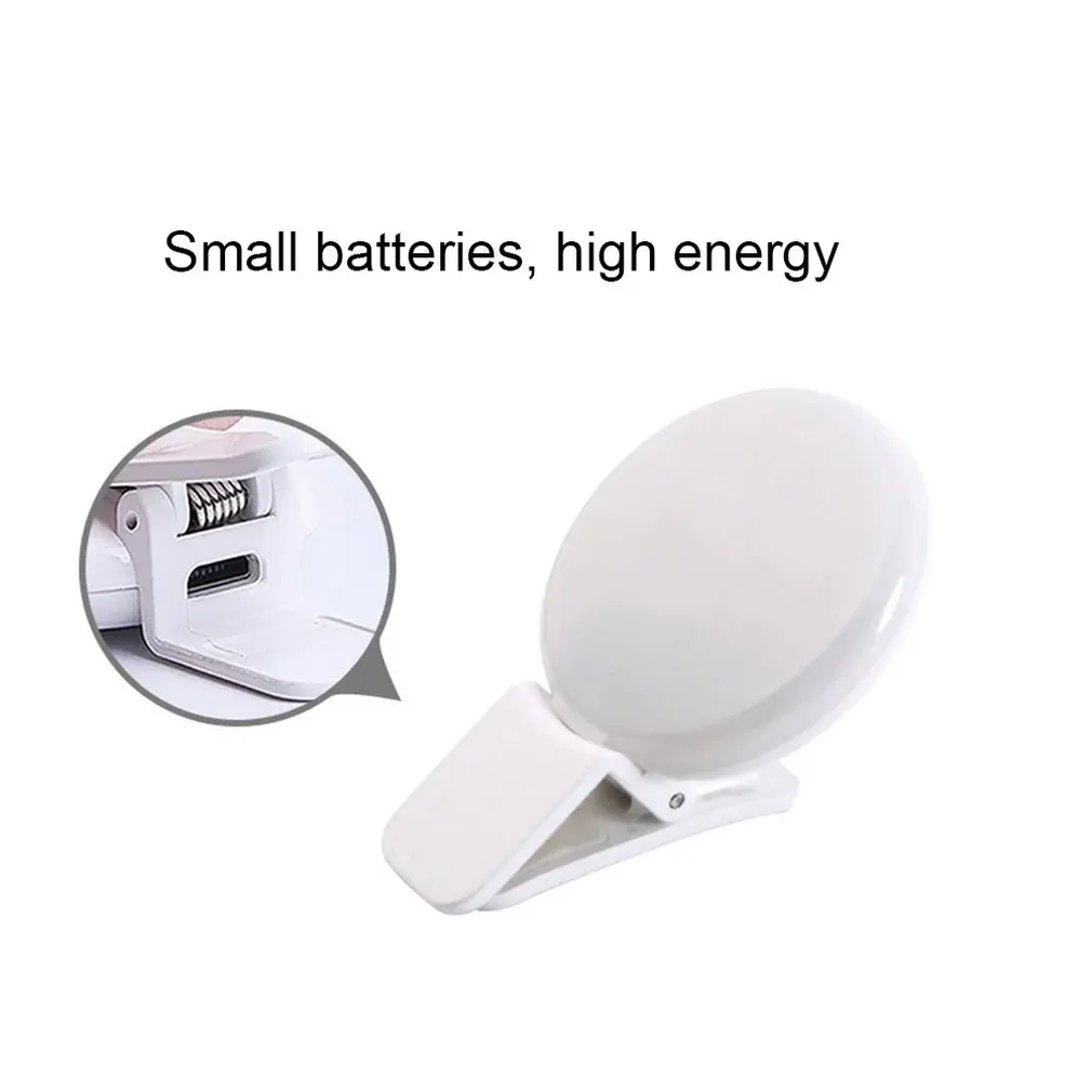 Селфи светодиодная Кольцевая вспышка портативная лампа для селфи телефона