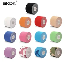 SKDK Фитнес теннис колено для снятия боли в мышцах доступа медицинские Обёрточная бумага кинезиологии ленты Водонепроницаемый Спортивное восстановления спортивные ленты