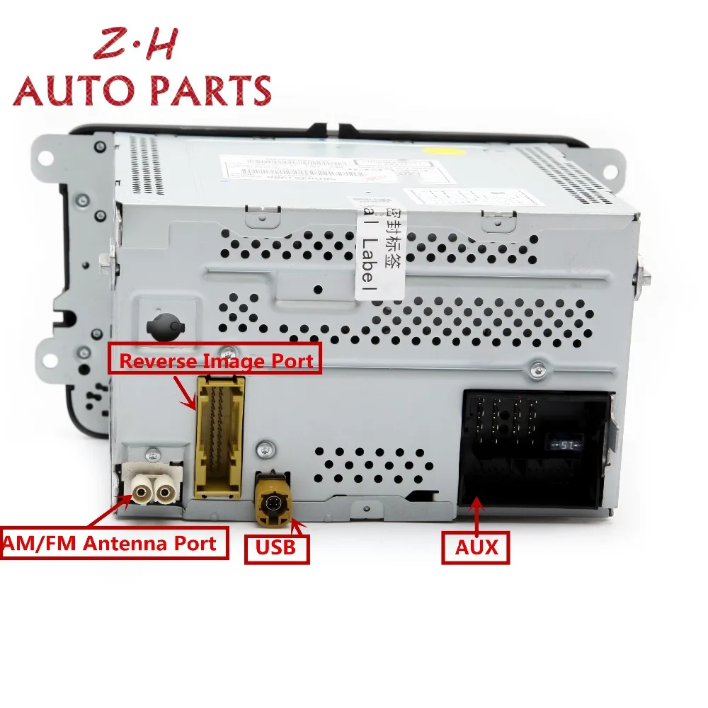 RCD510 CD-плеер автомобильный радиоприемник с USB+ AUX SD карта обратная версия изображения для VW Golf MK6 Jetta Passat Tiguan Polo 56D035190A