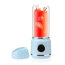 6-leaf USB Charged 420ML Portable Juice Press Juice Extractor USB Rechargeable Smart Healthy Juice Cup