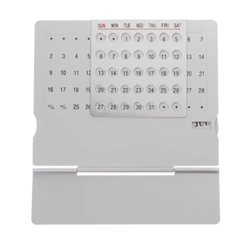 

Super Perpetual Unique Adjustable Desk Calendar Office Supplies Hand Set DIY 53CC