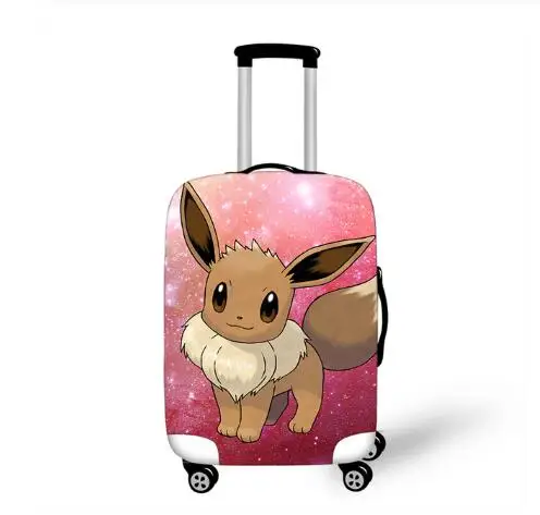 18-32 дюймов Pokemon Haunter Eevee Эластичный Защитный чехол для багажа, чехол для чемодана, пылезащитный чехол, Мультяшные аксессуары для путешествий - Цвет: picture color