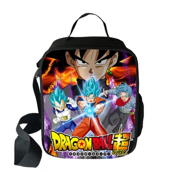 

Anime Dragon Ball Cooler Lunch Bag Cartoon Girls Portable Thermal Food Picnic Bags for School Kids Boys Lunch Box Tote
