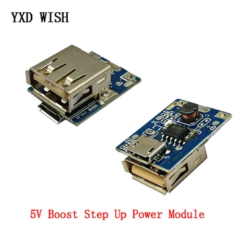 

5pcs DC 5V Boost Converter Step Up Power Module Lithium Battery Charging Protection Board LED Display USB For DIY Charger 134N3P