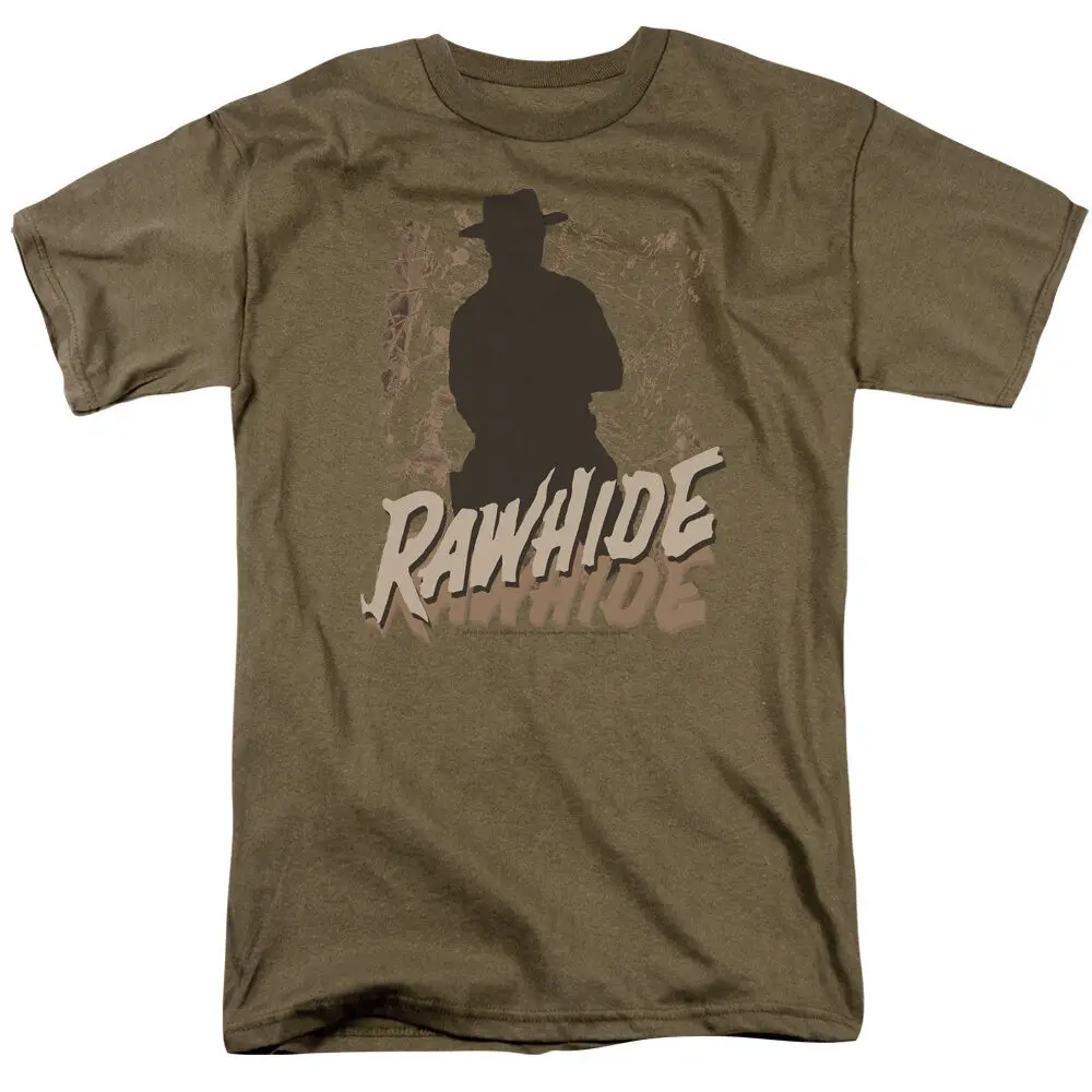 RAWHIDE ТВ Шоу логотип лицензированный взрослая футболка все размеры s хлопок Фитнес
