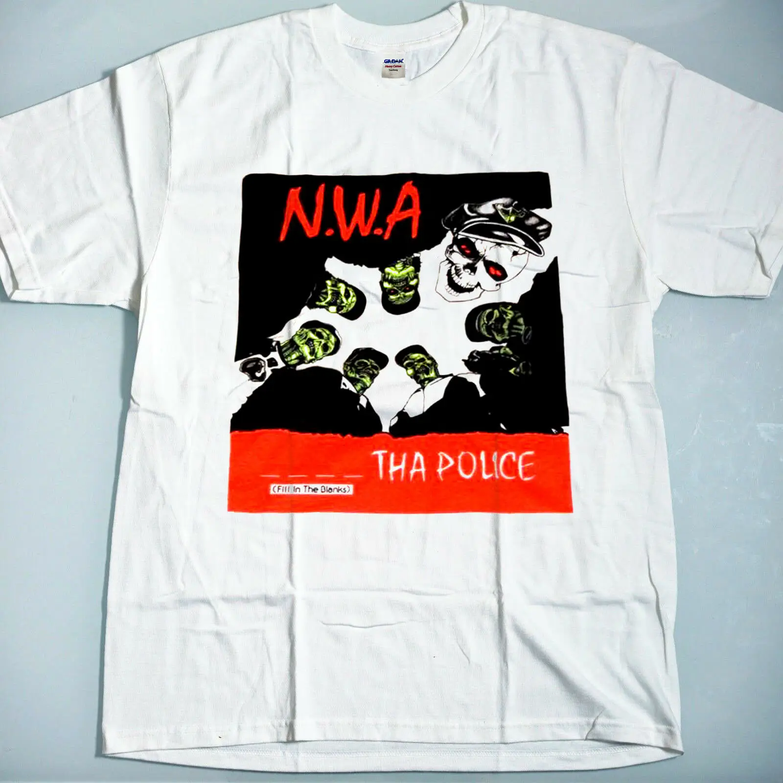 Vtg NWA. Straight Outta Compton Ice Cube Dr Dre Eazy E футболка рэп Перепечатка 2018 летние футболки для