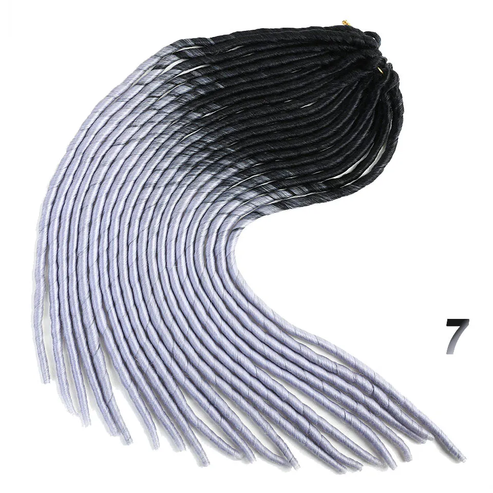 MUMUPI Goddess Faux Locs 100 г 20 дюймов вязанные крючком косы мягкие натуральные мягкие синтетические волосы для наращивания 20 прядей 1 шт - Цвет: 4/30HL