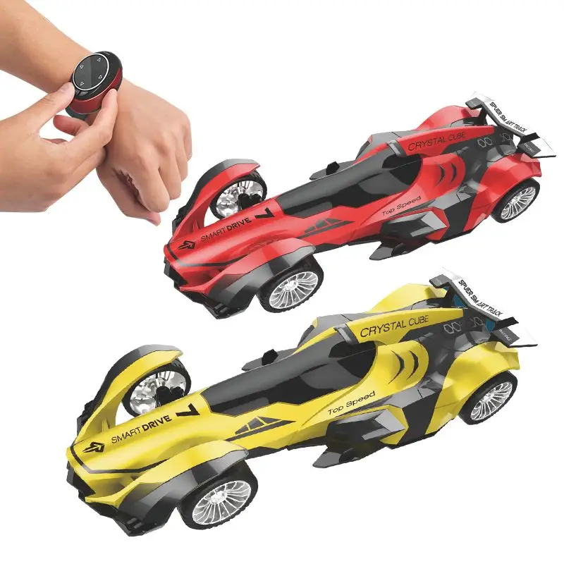 

1:24 Intelligent Voice RC Equation Car 2.4G Voice Smart Watch Remote Control Racing Car High Speed Drift Vehicle Toy Boy Gift