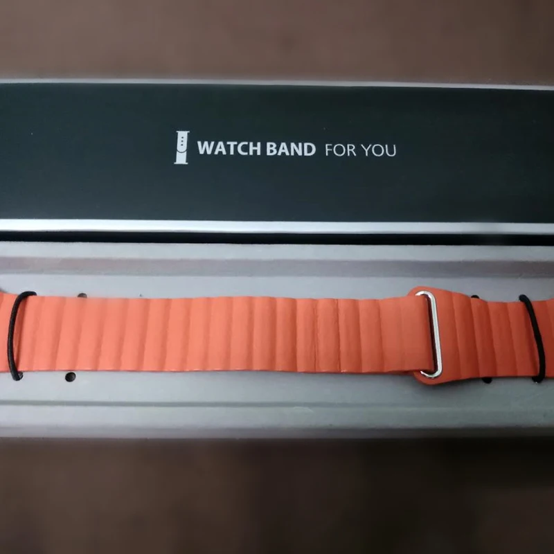 Ремешок из натуральной кожи для apple watch 44 мм 40 мм 42 мм 38 мм apple watch 5 4 3 браслет для наручных часов Регулируемый магнитный