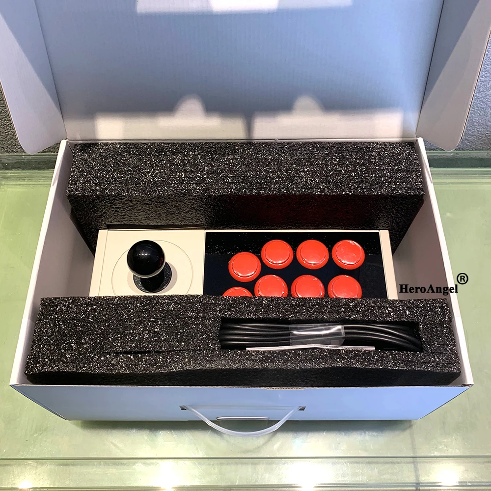 8BitDo Arcade Stick Bluetooth Joystick For Nintendo Switch 2.4G Wireless USB Fighting Stick Gaming Controller For Windows/Steam