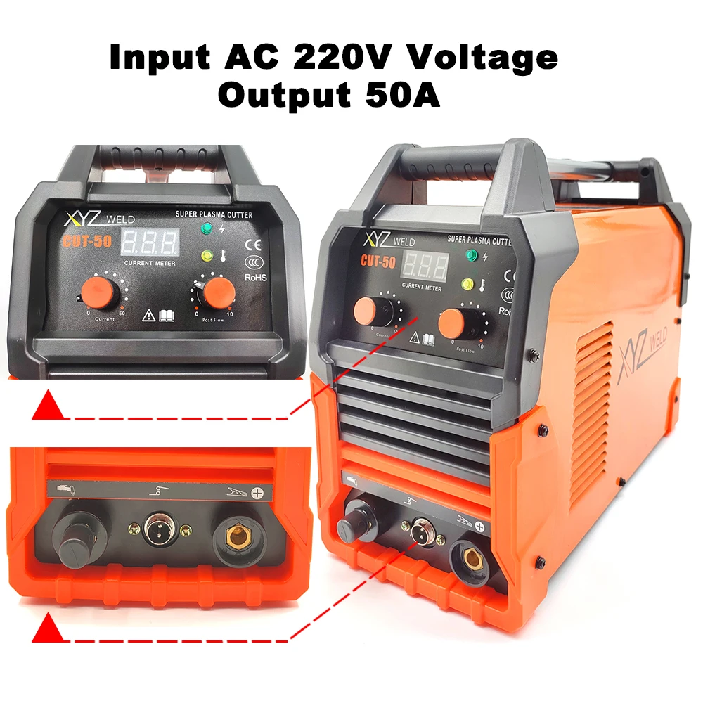 Cortador de Plasma XYZ WELD 2021 corte limpio máximo 15mm CUT50