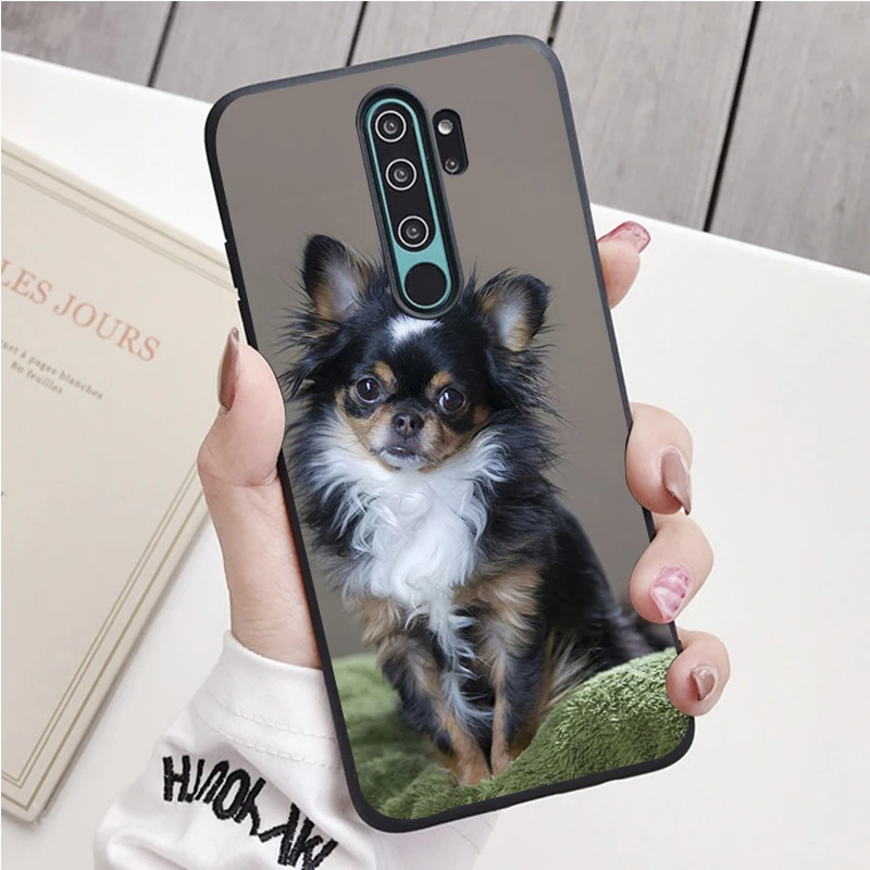 Chó Chihuahua Silicone Ốp Lưng Điện Thoại Redmi Note 8 7 Pro S 8T Cho Redmi 9 7A Bao xiaomi leather case cover