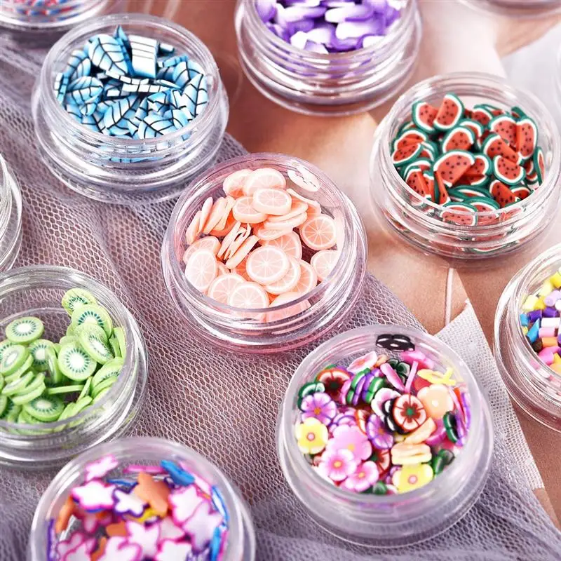 

12 Bottles/Pack Resin Filling Glitter Soft Scrapbooking Clay Flower Fruit Epoxy DIY Crystal Crafts Resin Mold Xmas Decoration