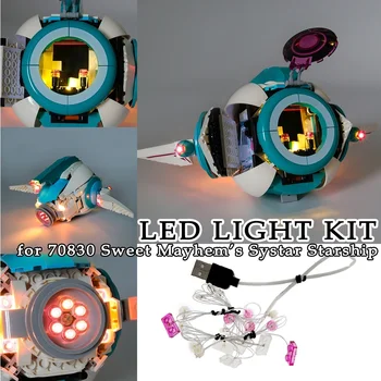 

Decorative Lights USB Powered for Sweet Mayhem's Systar Starship Decoration 70830 Building Blocks Toys Bricks Led Light Kit
