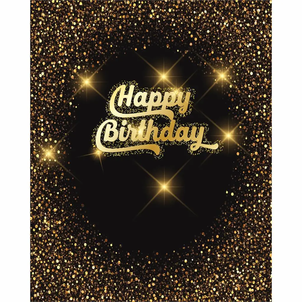 Allenjoy Hapy фоны для дня рождения блестящие золотые точки боке праздник фоны блестящие вечерние Фотофон фотосессия