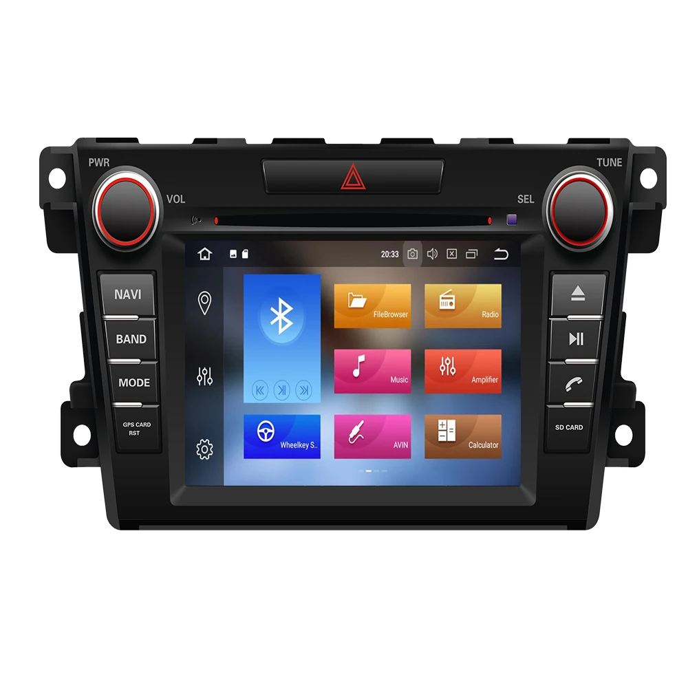 Автомобильный dvd плеер IPS 2 Din DVD 8 ядер Android 10 4 + 32 аудиосигнала для mazda cx 7 CX CX7 2008 2019