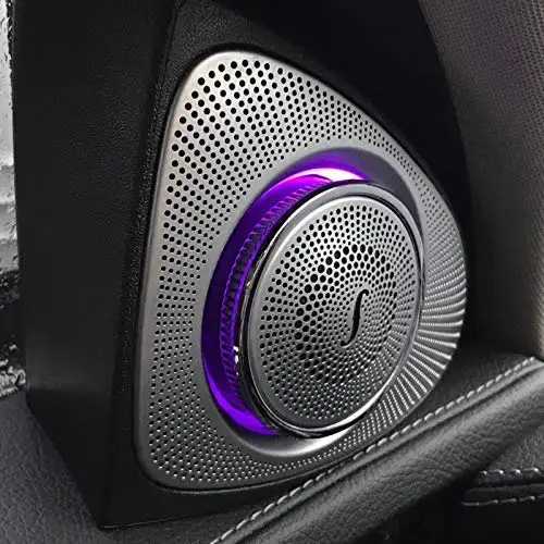  Car Interior 64 Colors Led Ambient Light 3D Rotary Tweeter Speaker for Mercedes- W213 E Calss E200L - 4000186159507