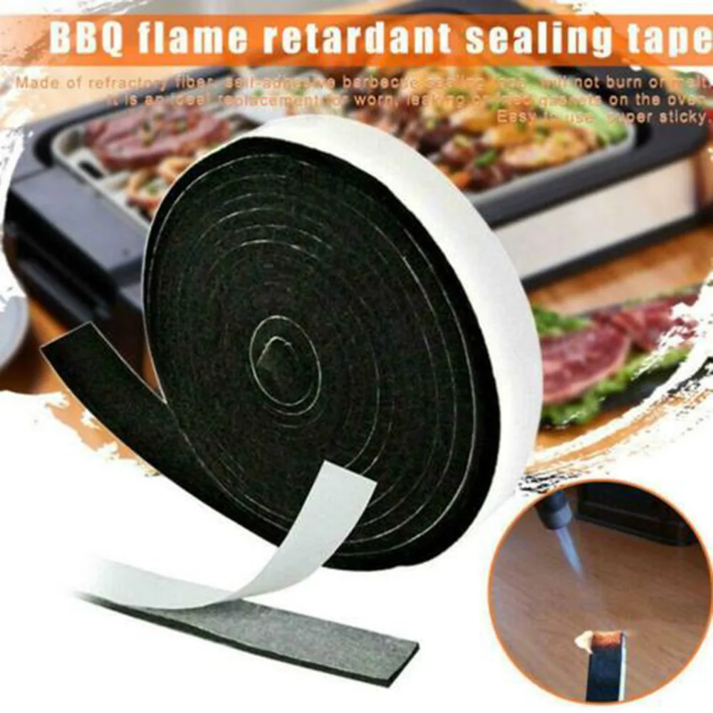 High Heat Barbecue Smoker Gasket BBQ Door Lid Seal Adhesive Sealing Tape for Grill LXY9 | Дом и сад