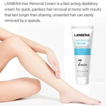 

2020 New 80g Aloe Vera Hair Removal Cream Leg Armpit Bikini Line Painless Depilatory Balm