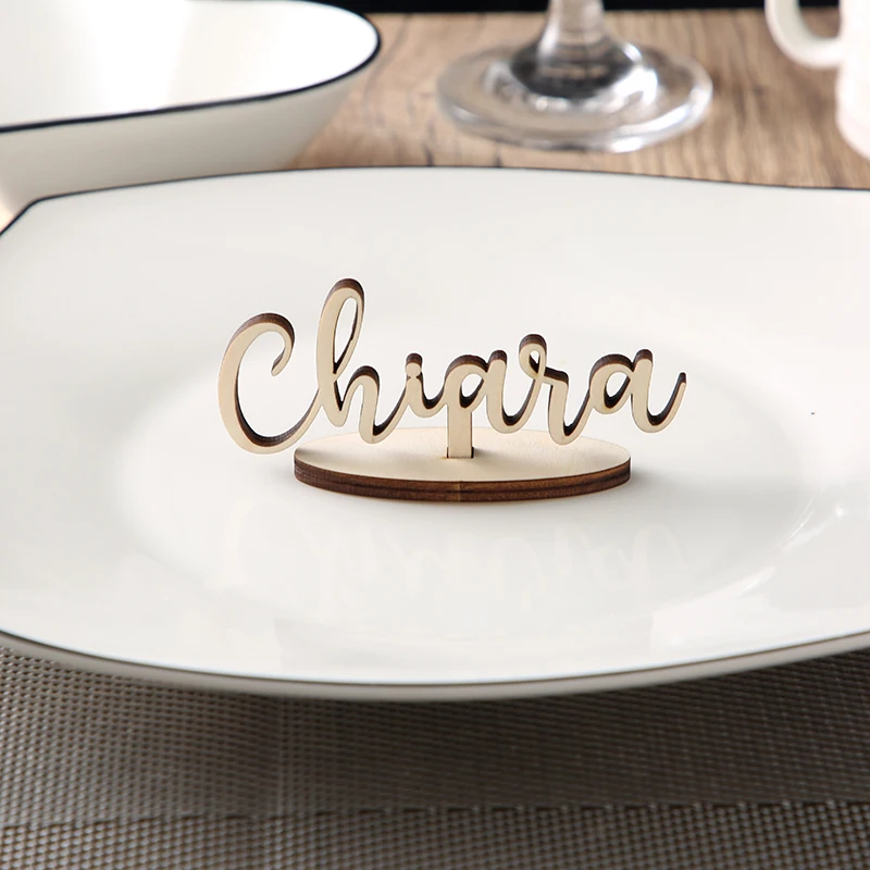 Wedding Place Cards Standing Laser Cut Name signs for wedding Place Settings Dinner Place Card Wedding Escort Card Decoration Calligraphy tags gift