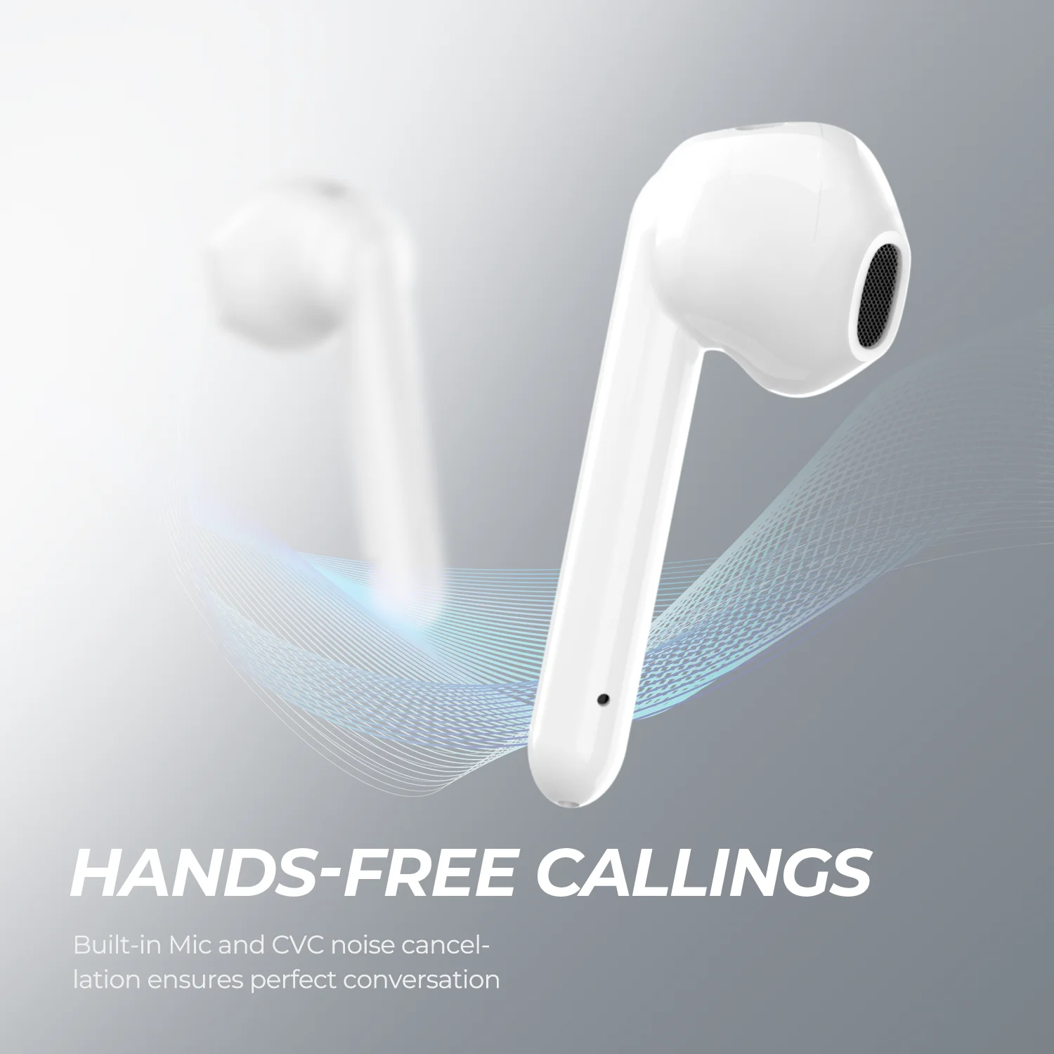 SoundPEATS Bluetooth Earbuds True Wireless Touch Control Earphones 30Hrs Playtime CVC Noise Cancellation Battery Display