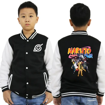 

Baby Boys Jackets Naruto Anime Print Kids Baseball Jacket Akatsuki Itachi Sharingan Naruto Children Winter Coats Teenager Coat
