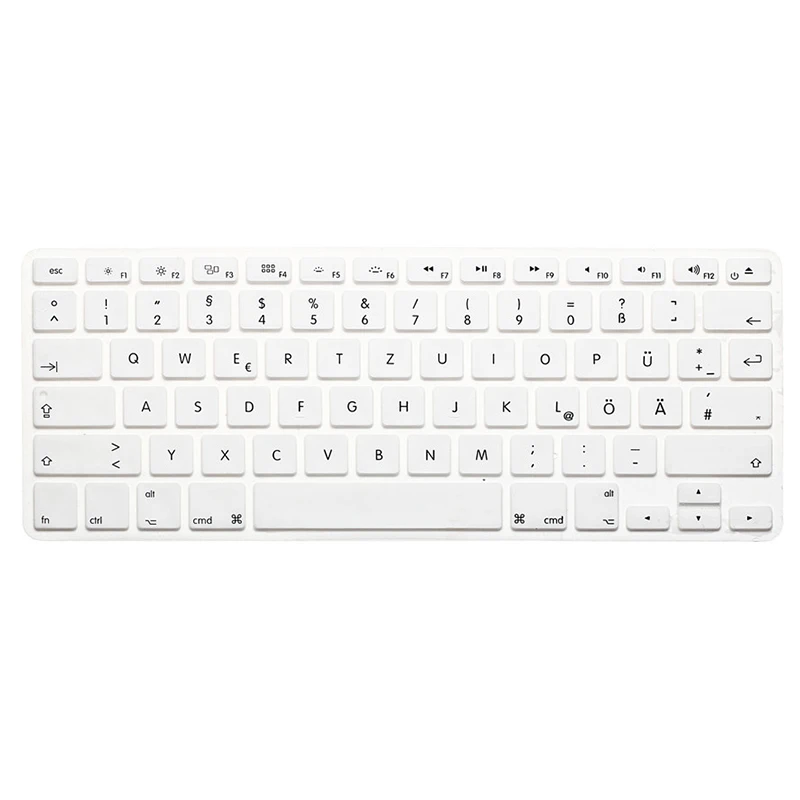Силиконовый чехол-клавиатура для Apple Macbook Air Pro retina 13 15 17 A1369 A1286 A1398 A1466 A1425 A1278 A1502 использование американской клавиатуры