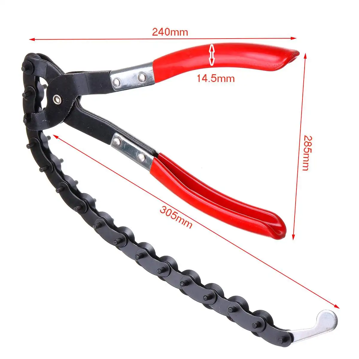 

Hot Sale Car Exhaust Tail Pipe Hanger Remover Pliers Tube Cutter Cutting Cut Off Tool Chain 15 Blades Exhaust Pipe Cutter Pliers