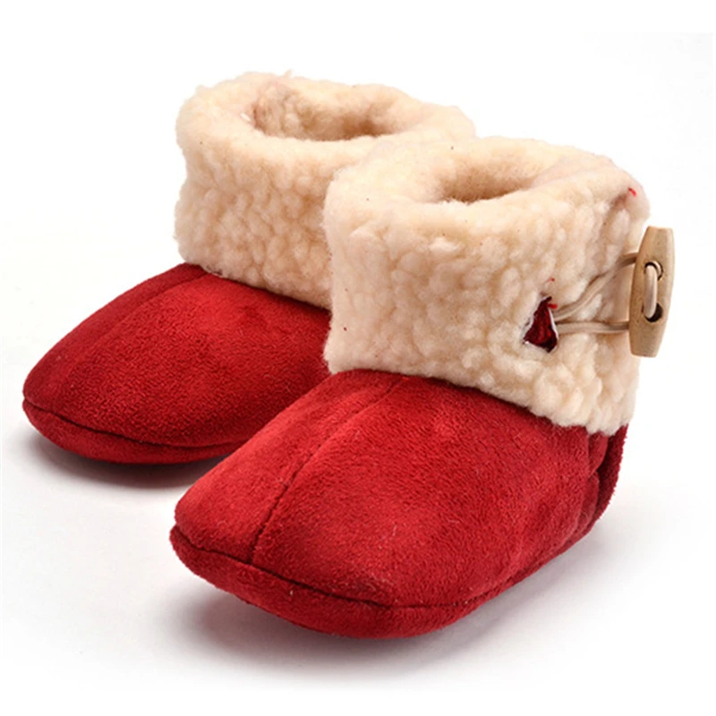 Nieuwe зимняя Echt Leer детская обувь Laarzen Zuigelingen Warme Schoenen Bont Wol Meisjes детские пинетки Schapenvacht Jongen Baby Laarzen