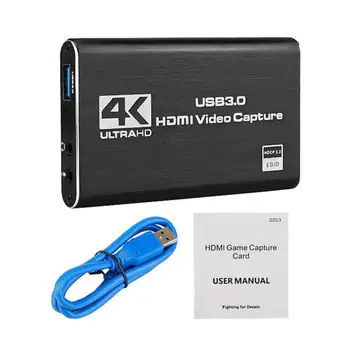

4K Hdmi Game Video Capture Card Usb3.0 1080P Grabber Dongle Hdmi Capture Card for Obs Capturing Game Game Capture Card Live