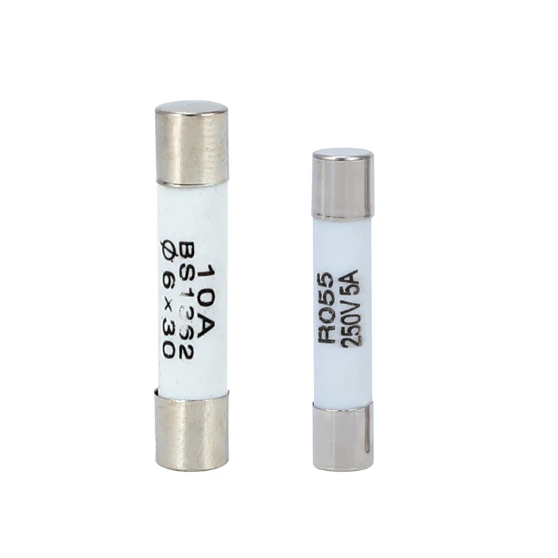 Fast Blow Tube Fuses 5*20mm 6*30mm 250V 0.5 1 2 3 4 5 6 8 10 15 20 25 30 A AMP Fuse Ceramic fuse 10pcs/lot ceramic fuse tube fuses glass tube fuses one time fuse fast acting fuse