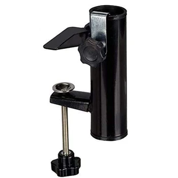 

Patio Umbrella Clamp Bench Deck Umbrella Stand Holder Clip Sunshade Beach Fishing Umbrella Mount Clamp for Balcony Deck