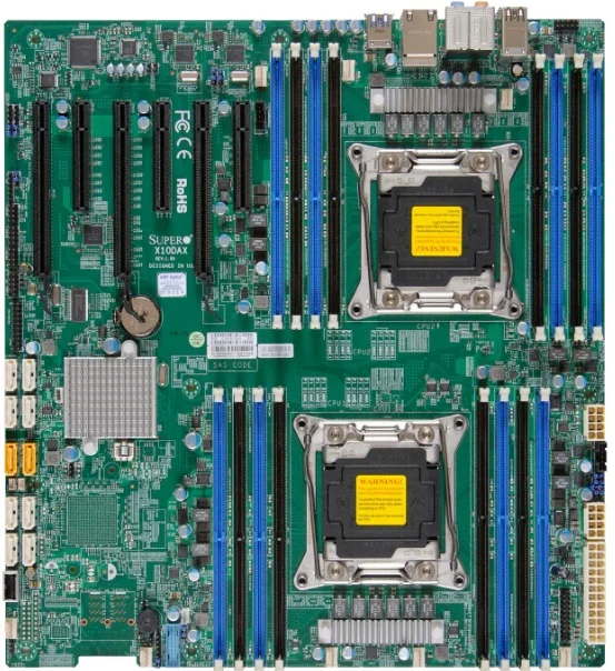 X10DAX двухканальный E5V3V4 LGA2011 графическая рабочая станция Материнская плата