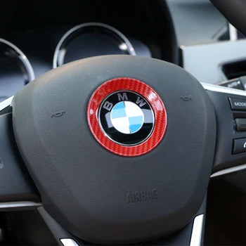 

Car Steering Wheel Center decoration Circle Ring Modified Sticker Covers Styling For BMW 1 3 4 5 7 Series M3 M5 GT3 E81 E87 F30