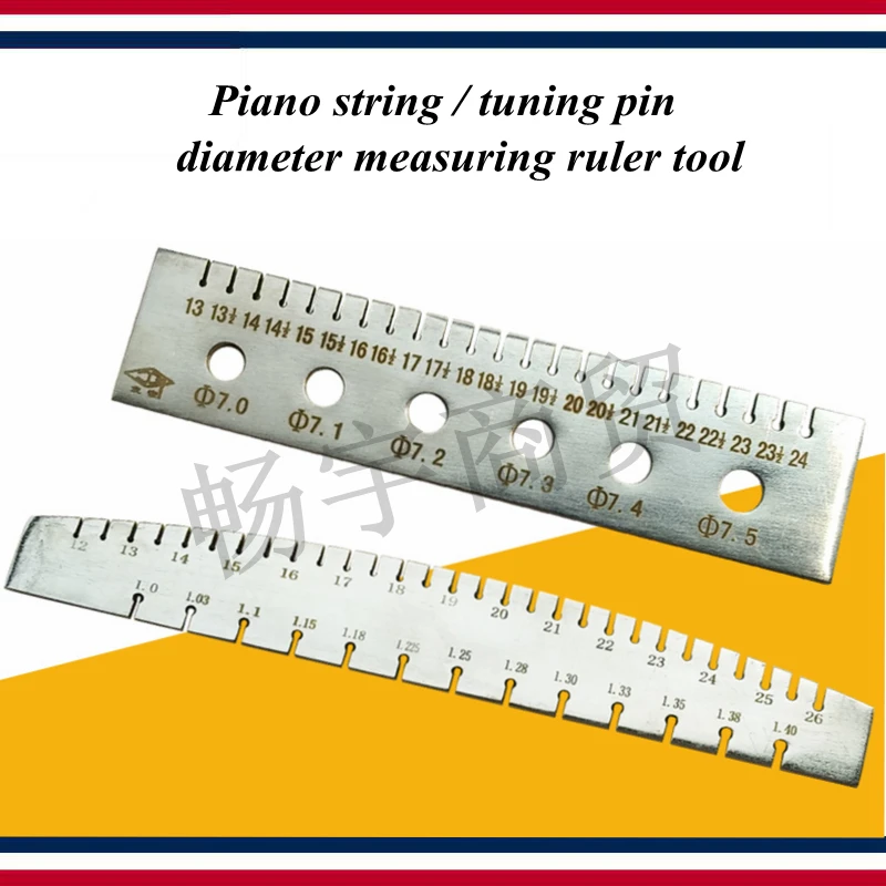 

Piano tuning tools accessories - Piano string / Tuning pin diameter measuring instrument ruler tool - Piano parts