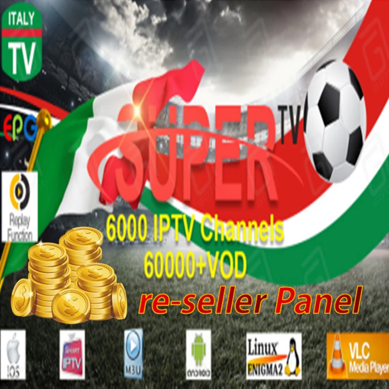 

Italy Super iptv subscription Reseller Control Panel Android m3u Nordic Italy Germany UK Albania Turkey netflix adult iptv