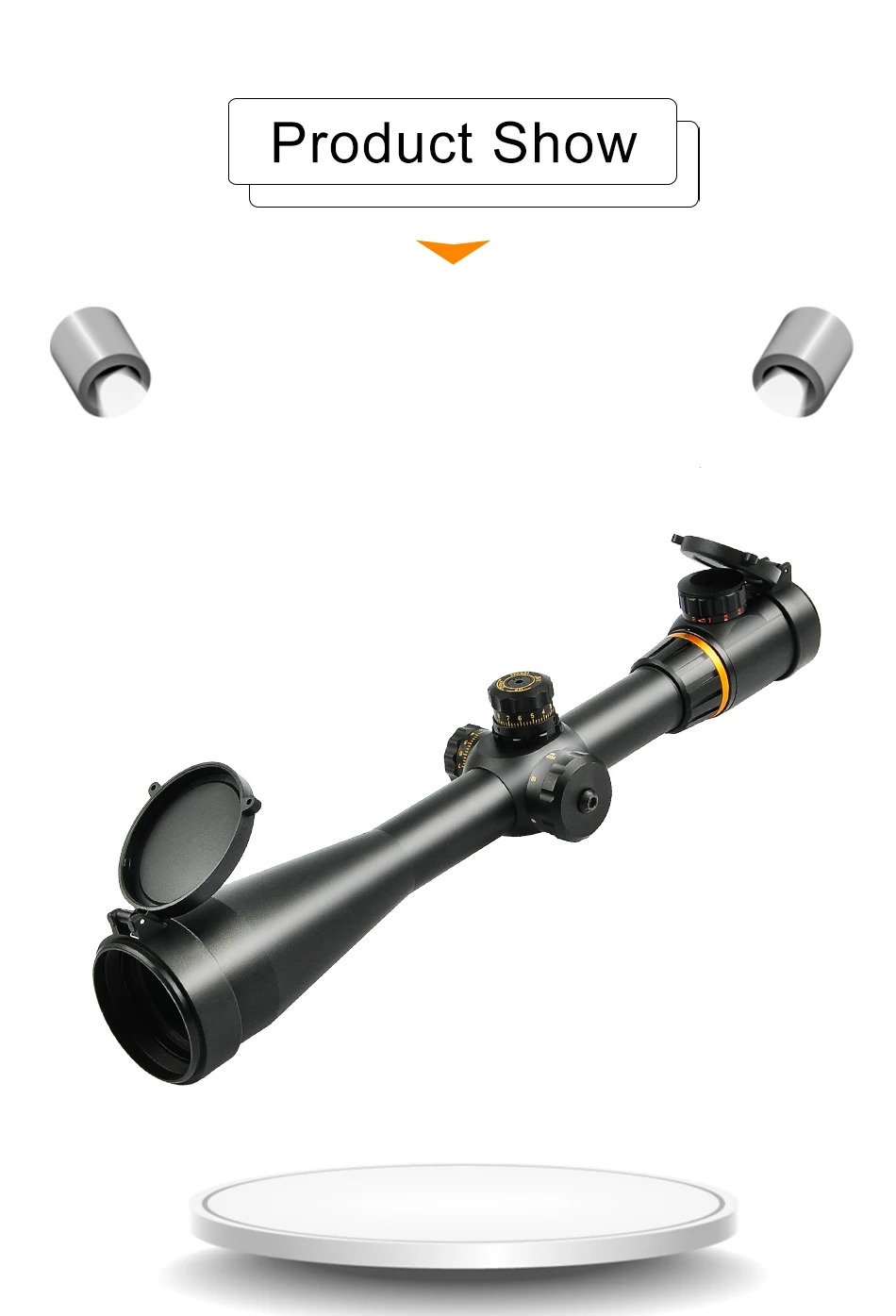 Bestsight 5-15x50 FFP Золотая Оптика прицел с красным зеленым зрением сторона параллакса охотничьи прицелы для снайперская винтовка для страйкбола