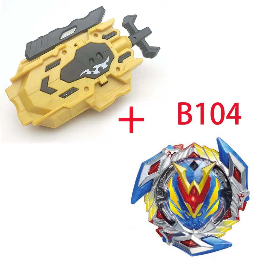 Beyblade Burst B110 CHO-Z VALKYRIE. Z. Ev с левым и правым двухсторонним пусковым устройством, металлический усилитель, Топ стартер, гироскоп, спиннинговая игрушка для боя - Color: B104
