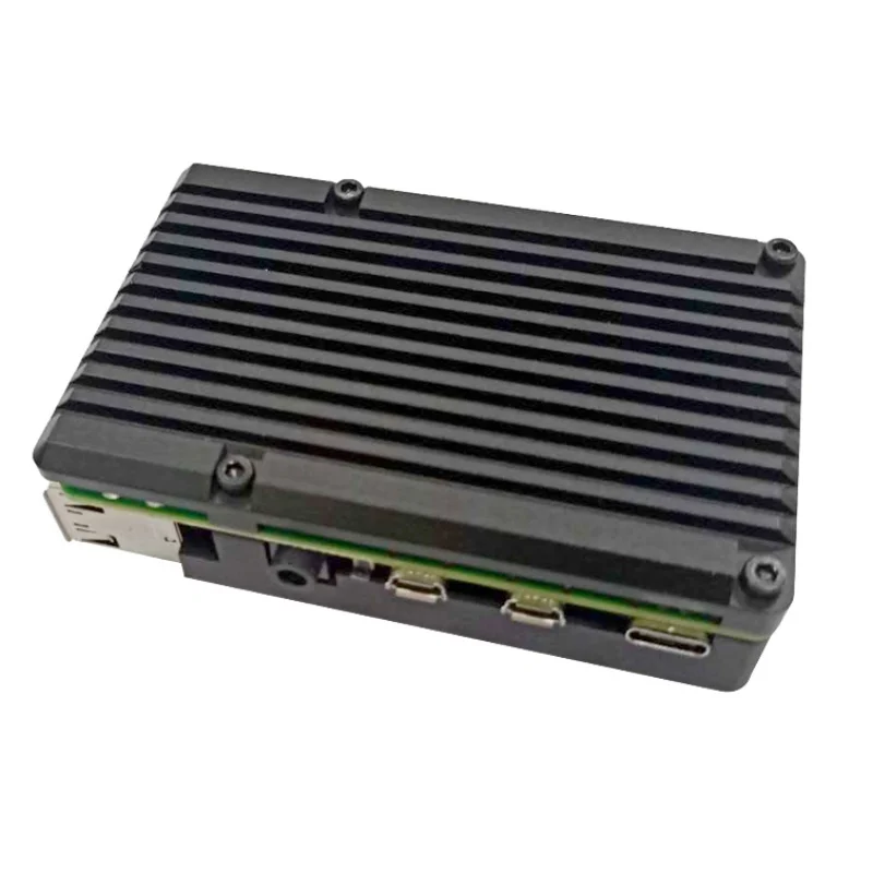 Новая мода подходит для Raspberry Pi 4 Металлический корпус защитный корпус чехол