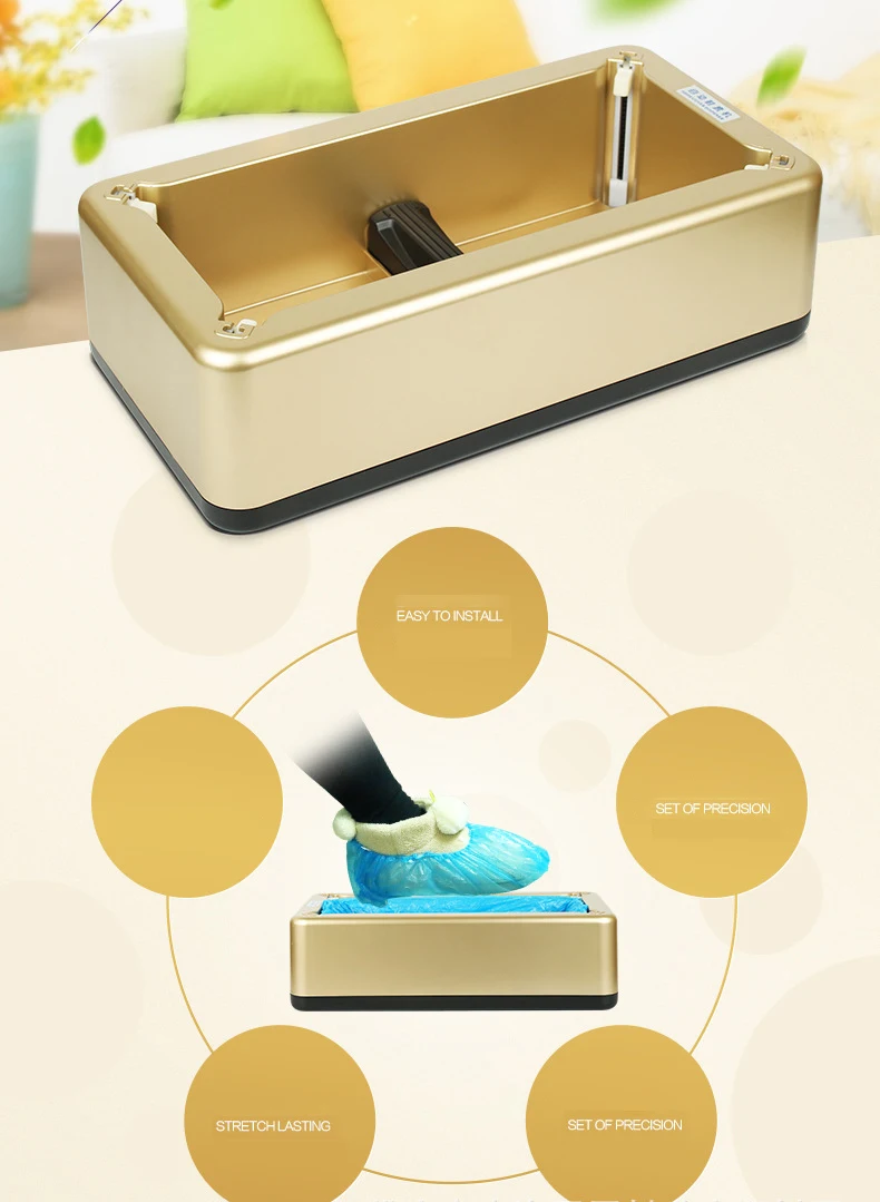 Automatic Shoe Cover Dispenser Automatic Shoe Covers Machine Home Office One-time Film Machine Foot Set New Shoes