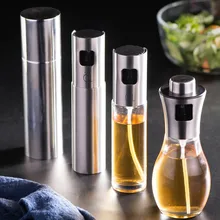 Кухонная бутылка для впрыска топлива, контейнер для оливкового масла, уксуса, прозрачная банка для приготовления приправ, принадлежности для барбекю