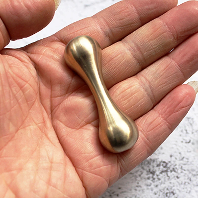 

Brass Finger Dumbbell Copper Finger Exercise Outdoor Relieve Stress EDC Toy